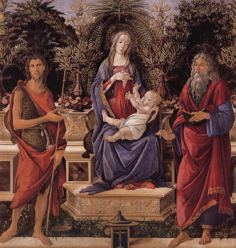 Sandro Botticelli Our Lady of subgraph Norge oil painting art